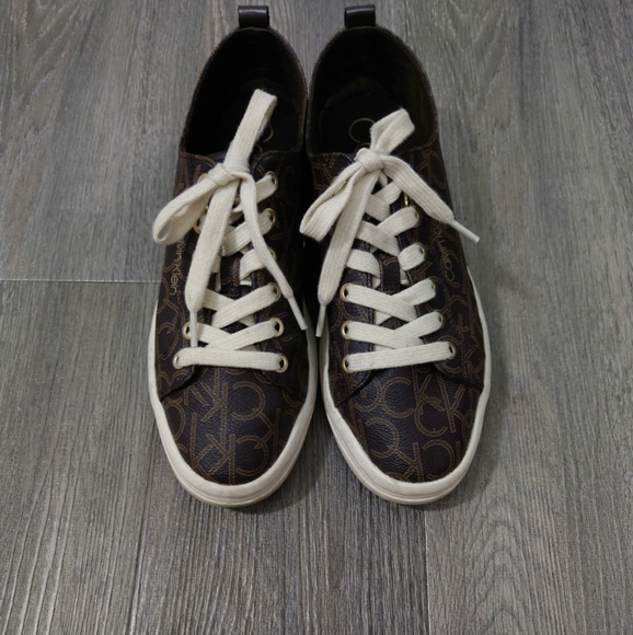 Calvin Klein Monogrammed Sneakers - Picture 11 of 12